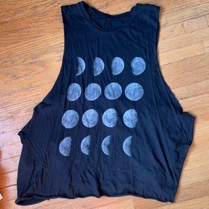 Moon phase muscle tank